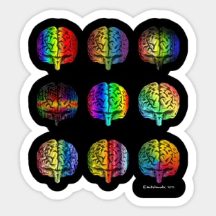 Many Coloured Minds Sticker